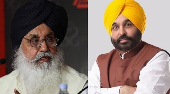 ਮਾਨ ਦਾ ਅਕਾਲੀ ਦਲ ‘ਤੇ ਵੱਡਾ ਇਲਜ਼ਾਮ : ਕਿਹਾ- ਇਨ੍ਹਾਂ ਨੇ ਹੀ PU ਨੂੰ ਸੈਂਟਰਲ ਯੂਨੀਵਰਸਿਟੀ ਬਣਾਉਣ ਲਈ ਕੇਂਦਰ ਨੂੰ ਦਿੱਤੀ ਸੀ NOC