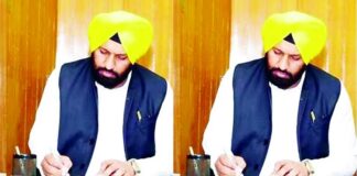 ਨਵੇਂ ਬਣੇ ਮੰਤਰੀ ਬਲਕਾਰ ਸਿੰਘ ਨੇ ਸੰਭਾਲਿਆ ਅਹੁਦਾ