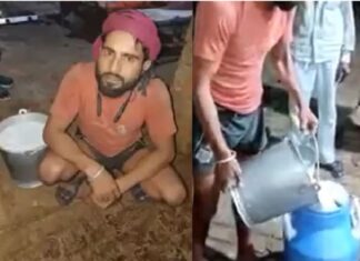 ਇਸ ਮੁੰਡੇ ਨੇ ਚਾੜ੍ਹ’ਤਾ ਹੋਰ ਹੀ ਚੰਨ : ਮੱਝਾਂ ਦੇ ਦੁੱਧ ਦੇਣ ਵਾਲੇ ਟੀਕੇ ਲਾ ਕੇ ਚੋਰੀ ਚੋਂਦਾ ਸੀ ਦੁੱਧ; ਲੋਕਾਂ ਨੇ ਫੜ ਕੇ ਛਿੱਲਿਆ