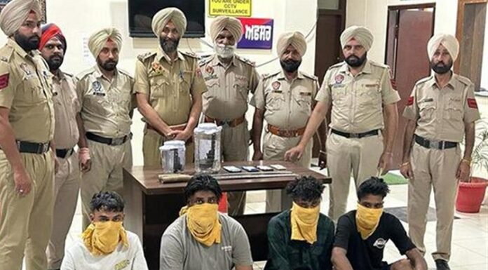 ਬਟਾਲਾ : ਤਰਨਤਾਰਨ ਜੇਲ੍ਹ ‘ਚ ਕਤਲ ਹੋਏ ਤੂਫਾਨ ਦਾ ਨੇੜਲਾ ਸ਼ੂਟਰ ਹਥਿਆਰਾਂ ਤੇ ਤਿੰਨ ਸਾਥੀਆਂ ਸਣੇ ਗ੍ਰਿਫਤਾਰ