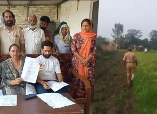 ਗੁਰਦਾਸਪੁਰ : ਔਰਤ ਨੇ ਪੁਲਿਸ ਮੁਲਾਜ਼ਮਾਂ ਸਾਹਮਣੇ ਕੱਢੇ ਫਾਇਰ, ਕਿਹਾ- ਜ਼ਮੀਨ ਸਾਡੀ, ਕੋਈ ਹੋਰ ਕਿਵੇਂ ਵਾਹ ਜਾਵੇ