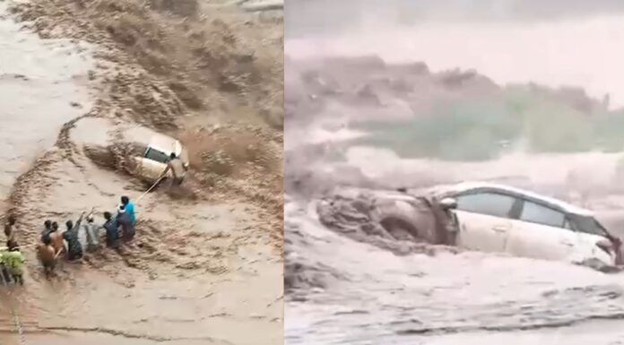 ਪੰਚਕੂਲਾ : ਮੱਥਾ ਟੇਕਣ ਆਈ ਔਰਤ ਕਾਰ ਸਣੇ ਦਰਿਆ ‘ਚ ਰੁੜ੍ਹੀ