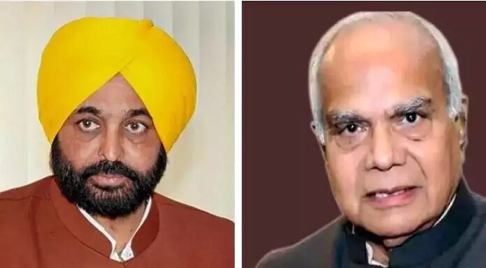 ਗਵਰਨਰ ਸਾਬ੍ਹ ਨੇ ਮੈਨੂੰ ਕਈ ‘ਲਵ ਲੈਟਰ’ ਲਿਖੇ ਹਨ, ਵਿਹਲੇ ਹਨ, ਕੋਈ ਹੋਰ ਕੰਮ ਨੀਂ ਤਾਂ ਚਿੱਠੀਆਂ ਲਿਖਣ ਬਹਿ ਜਾਂਦੇ ਨੇ : ਮਾਨ