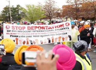 ਕੈਨੇਡਾ ‘ਚ ਪੰਜਾਬੀ ਵਿਦਿਆਰਥੀਆਂ ਵੱਲੋਂ ਡਿਪੋਰਟ ਕੀਤੇ ਜਾਣ ਖਿਲਾਫ ਵਿਰੋਧ-ਪ੍ਰਦਰਸ਼ਨ ਜਾਰੀ, ਪੜ੍ਹੋ ਵਜ੍ਹਾ