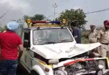 ਫਰੀਦਕੋਟ ‘ਚ ਵਿਧਾਇਕ ਦੇ ਕਾਫਲੇ ਦੀ ਗੱਡੀ ਹੋਈ ਹਾਦਸਾਗ੍ਰਸਤ, 2 ਲੋਕਾਂ ਦੀ ਮੌਤ