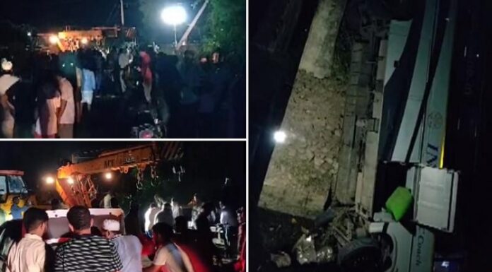 ਦਰਦਨਾਕ ਹਾਦਸਾ : ਬਰਾਤੀਆਂ ਨਾਲ ਭਰੀ ਬੱਸ ਨਹਿਰ ‘ਚ ਡਿੱਗੀ, 7 ਲੋਕਾਂ ਦੀ ਹੋਈ ਮੌਤ, 18 ਜ਼ਖਮੀ