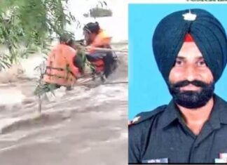 ਜੰਮੂ-ਕਸ਼ਮੀਰ : ਡੋਗਰਾ ਨਾਲੇ ‘ਚ ਆਏ ਹੜ੍ਹ ‘ਚ ਭਾਰਤੀ ਫੌਜ ਦਾ ਨਾਇਬ ਸੂਬੇਦਾਰ ਤੇ ਇਕ ਜਵਾਨ ਰੁੜ੍ਹਿਆ
