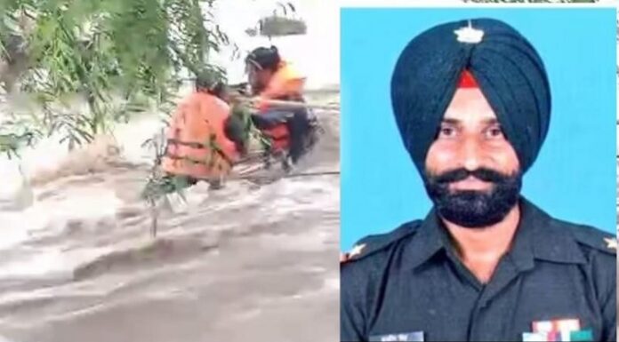 ਜੰਮੂ-ਕਸ਼ਮੀਰ : ਡੋਗਰਾ ਨਾਲੇ ‘ਚ ਆਏ ਹੜ੍ਹ ‘ਚ ਭਾਰਤੀ ਫੌਜ ਦਾ ਨਾਇਬ ਸੂਬੇਦਾਰ ਤੇ ਇਕ ਜਵਾਨ ਰੁੜ੍ਹਿਆ