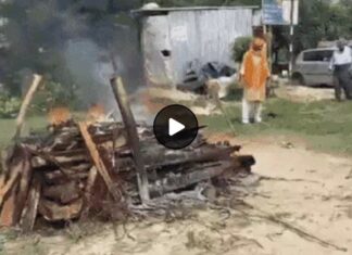 ਜਲੰਧਰ : ਸ਼ਾਹਕੋਟ ਏਰੀਏ ‘ਚ ਪਾਣੀ ਹੀ ਪਾਣੀ, ਸੜਕ ‘ਤੇ ਕੀਤਾ ਬਜ਼ੁਰਗ ਦਾ ਸਸਕਾਰ, ਪਰਿਵਾਰਕ ਮੈਂਬਰ ਬੋਲੇ- ਕੋਈ ਪੁੱਛ-ਪੜਤਾਲ ਨੀਂ