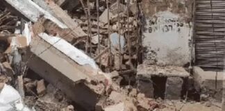 ਦਸੂਹਾ ‘ਚ ਭਾਰੀ ਮੀਂਹ ਕਾਰਨ ਡਿੱਗੀ ਇਮਾਰਤ, ਕਈ ਹੋਰਨਾਂ ਘਰਾਂ ਦਾ ਵੀ ਹੋਇਆ ਨੁਕਸਾਨ