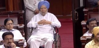 ਸਾਬਕਾ PM ਮਨਮੋਹਨ ਸਿੰਘ ਦੇ ਵ੍ਹੀਲਚੇਅਰ ‘ਤੇ ਰਾਜ ਸਭਾ ਪਹੁੰਚਣ ਨੂੰ ਭਾਜਪਾ ਨੇ ਦੱਸਿਆ- ‘ਬੇਹੱਦ ਸ਼ਰਮਨਾਕ’, ਕਾਂਗਰਸ ਭੜਕੀ