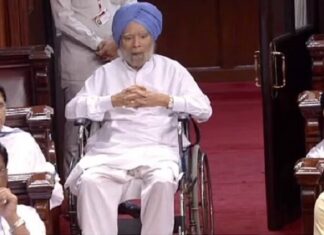 ਸਾਬਕਾ PM ਮਨਮੋਹਨ ਸਿੰਘ ਦੇ ਵ੍ਹੀਲਚੇਅਰ ‘ਤੇ ਰਾਜ ਸਭਾ ਪਹੁੰਚਣ ਨੂੰ ਭਾਜਪਾ ਨੇ ਦੱਸਿਆ- ‘ਬੇਹੱਦ ਸ਼ਰਮਨਾਕ’, ਕਾਂਗਰਸ ਭੜਕੀ