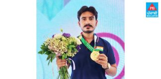 ਅਮਨਪ੍ਰੀਤ ਸਿੰਘ ਨੇ ਬਾਕੂ ਵਿਖੇ ਵਿਸ਼ਵ ਚੈਂਪੀਅਨਸ਼ਿਪ ਵਿੱਚ ਸਟੈਂਡਰਡ ਪਿਸਟਲ ਈਵੈਂਟ ਵਿੱਚ ਸੋਨ ਤਮਗ਼ਾ ਜਿੱਤਿਆ