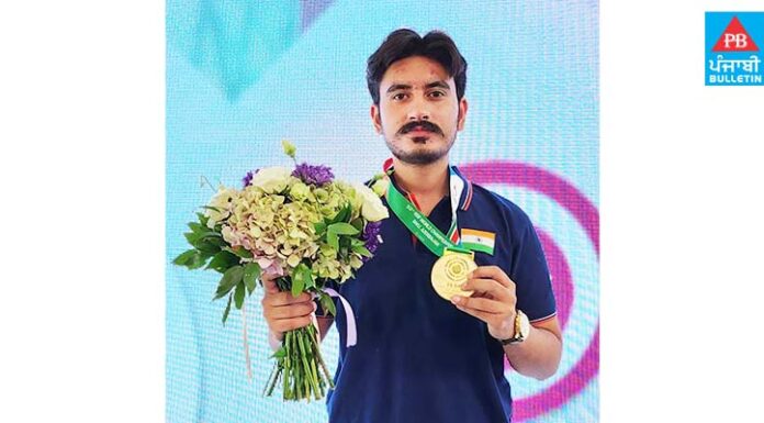 ਅਮਨਪ੍ਰੀਤ ਸਿੰਘ ਨੇ ਬਾਕੂ ਵਿਖੇ ਵਿਸ਼ਵ ਚੈਂਪੀਅਨਸ਼ਿਪ ਵਿੱਚ ਸਟੈਂਡਰਡ ਪਿਸਟਲ ਈਵੈਂਟ ਵਿੱਚ ਸੋਨ ਤਮਗ਼ਾ ਜਿੱਤਿਆ