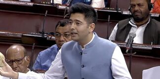 ਆਪ ਦੇ ਪੰਜਾਬ ਤੋਂ MP ਰਾਘਵ ਚੱਢਾ ਰਾਜ ਸਭਾ ਤੋਂ ਸਸਪੈਂਡ