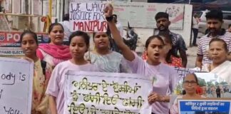 ਮਣੀਪੁਰ ਹਿੰਸਾ ਖਿਲਾਫ ਸੜਕਾਂ ‘ਤੇ ਉਤਰੀਆਂ ਪੰਜਾਬ ਦੀਆਂ ਧੀਆਂ, ਦੋਸ਼ੀਆਂ ਨੂੰ ਫਾਹੇ ਲਾਉਣ ਦੀ ਕੀਤੀ ਮੰਗ