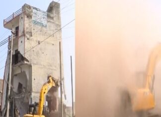 ਹਰਿਆਣਾ : ਨੂਹ ‘ਚ ਹੋਈ ਹਿੰਸਾ ਦੌਰਾਨ ਜਿੱਥੋਂ ਵਰ੍ਹੇ ਸੀ ਪੱਥਰ, ਪ੍ਰਸ਼ਾਸਨ ਨੇ ਉਹ ਚਾਰ ਮੰਜ਼ਿਲਾ ਇਮਾਰਤ ਕੀਤੀ ਤਹਿਸ-ਨਹਿਸ