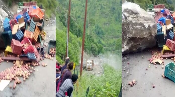 ਹਿਮਾਚਲ ‘ਚ ਜ਼ਮੀਨ ਖਿਸਕਣ ਕਾਰਨ ਨੈਸ਼ਨਲ ਹਾਈਵੇਅ 200 ਮੀਟਰ ਗਾਇਬ
