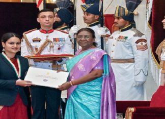 ਪੰਜਾਬ ਦੀ ਸ਼੍ਰੇਆ ਮੈਣੀ ਰਾਸ਼ਟਰਪਤੀ ਮੁਰਮੂ ਵੱਲੋਂ NSS ਐਵਾਰਡ ਨਾਲ ਸਨਮਾਨਿਤ