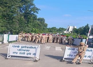 ਪੁਲਿਸ ਛਾਉਣੀ ਬਣੀ ਪੰਜਾਬੀ ਯੂਨੀਵਰਸਿਟੀ, ਵਿਦਿਆਰਥੀ ਸੰਘਰਸ਼ ਨੂੰ ਟਾਲਣ ਲਈ ਭਾਰੀ ਸੁਰੱਖਿਆ ਮੁਲਾਜ਼ਮ ਤਾਇਨਾਤ