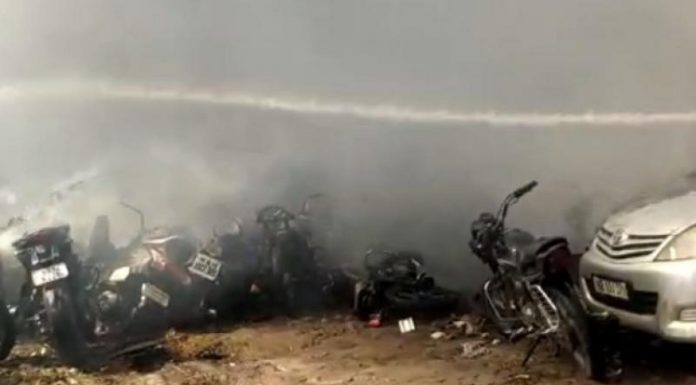 ਮੋਹਾਲੀ ਦੀ ਪੁਲਿਸ ਚੌਕੀ ‘ਚ ਲੱਗੀ ਭਿਆਨਕ ਅੱਗ : ਸਾਰਾ ਸਾਮਾਨ ਸੜ ਕੇ ਸੁਆਹ