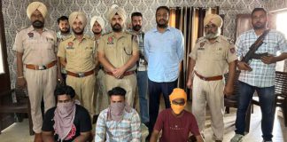 ਪੰਜਾਬ ਪੁਲਿਸ ਨੇ ਬੱਬਰ ਖਾਲਸਾ ਇੰਟਰਨੈਸ਼ਨਲ ਮਾਡਿਊਲ ਦੇ ਤਿੰਨ ਮੈਂਬਰ 2 ਪਿਸਤੌਲਾਂ ਸਮੇਤ ਕੀਤੇ ਕਾਬੂ