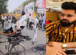 ਲੁਧਿਆਣਾ ‘ਚ ਦਰਦਨਾਕ ਹਾਦਸਾ : ਬੇਕਾਬੂ ਤੇਜ਼ ਰਫਤਾਰ ਕਾਰ ਫਲਾਈਓਵਰ ਤੋਂ ਹੇਠਾਂ ਡਿੱਗੀ; 1 ਨੌਜਵਾਨ ਦੀ ਮੌਤ, 4 ਗੰਭੀਰ