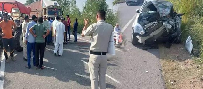 ਹਰਿਆਣਾ : ਕਾਰ ਤੇ ਟਰੈਕਟਰ-ਟਰਾਲੀ ਵਿਚਾਲੇ ਹੋਈ ਭਿਆਨਕ ਟੱਕਰ; 2 ਨੌਜਵਾਨਾਂ ਦੀ ਮੌਤ, 7 ਸੀਰੀਅਸ