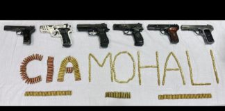 ਮੋਹਾਲੀ ‘ਚ BKI ਸੰਗਠਨ ਦੇ 4 ਮੈਂਬਰ ਹਥਿਆਰਾਂ ਸਮੇਤ ਗ੍ਰਿਫਤਾਰ; ਤਿਉਹਾਰੀ ਸੀਜ਼ਨ ‘ਚ ਵੱਡੀ ਵਾਰਦਾਤ ਨੂੰ ਦੇਣਾ ਸੀ ਅੰਜਾਮ