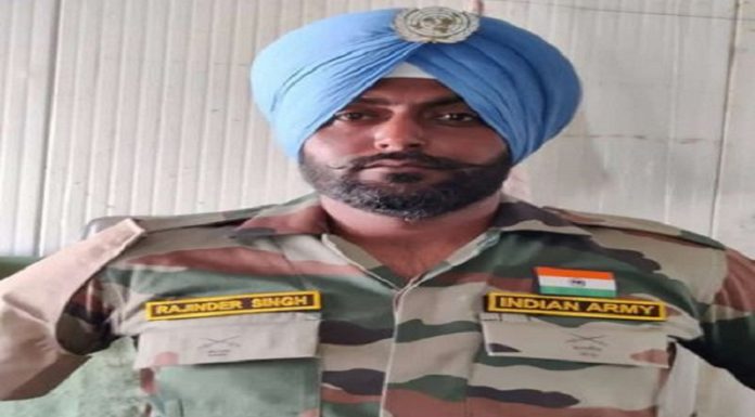 ਦੇਸ਼ ਦੀ ਰਾਖੀ ਕਰਦਾ ਪੰਜਾਬ ਦਾ ਇੱਕ ਹੋਰ ਜਵਾਨ ਸ਼ਹੀਦ, ਹੈਦਰਾਬਾਦ ਵਿਖੇ 13 ਪੰਜਾਬ ਰੈਜੀਮੈਂਟ ‘ਚ ਸੀ ਤਾਇਨਾਤ