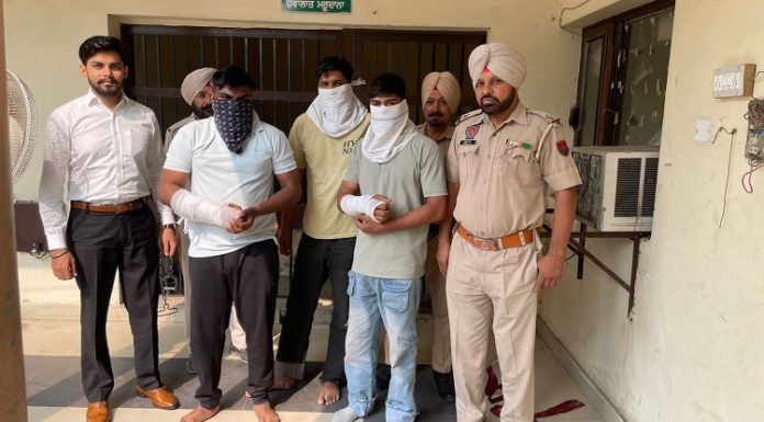 ਜੱਗੂ ਭਗਵਾਨਪੁਰੀਆ ਗੈਂਗ ਦਾ ਸ਼ਾਰਪ ਸ਼ੂਟਰ ਗੈਂਗਸਟਰ ਗੁਰਜੰਟ ਸਿੰਘ ਸਾਥੀਆਂ ਸਣੇ ਕਾਬੂ
