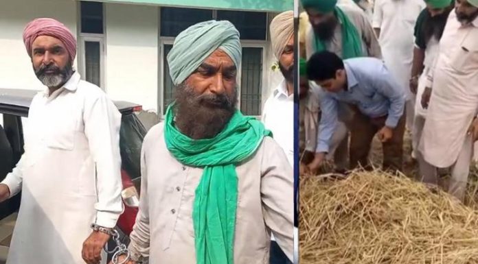 ਬਠਿੰਡਾ : ਸਰਕਾਰੀ ਕਰਮਚਾਰੀ ਤੋਂ ਪਰਾਲੀ ਨੂੰ ਅੱਗ ਲਗਵਾਉਣ ਦੇ ਮਾਮਲੇ ‘ਚ ਦੋ ਕਿਸਾਨ ਗ੍ਰਿਫ਼ਤਾਰ