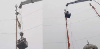 ਅੰਬਾਲਾ ‘ਚ ਨਿਸ਼ਾਨ ਸਾਹਿਬ ਦੇ ਬਸਤਰ ਬਦਲਦੇ ਟੁੱਟੀ ਪੁਲੀ, 100 ਫੁੱਟ ਦੀ ਉਚਾਈ ‘ਤੇ ਲਟਕਿਆ ਨੌਜਵਾਨ