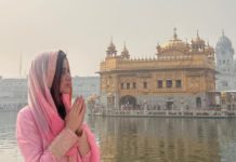ਸੋਸ਼ਲ ਮੀਡੀਆ ਸਟਾਰ ਉਰਫੀ ਜਾਵੇਦ ਦਰਬਾਰ ਸਾਹਿਬ ਨਤਮਸਤਕ