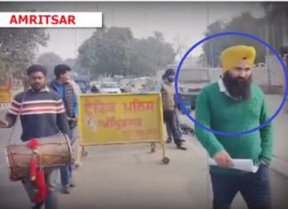 ਅੰਮ੍ਰਿਤਸਰ : ਬੇਅਦਬੀ ਦੇ ਦੋਸ਼ੀਆਂ ਦੇ ਗੁੱਟ ਵੱਢ ਕੇ ਮੌਤ ਦੇ ਘਾਟ ਉਤਾਰਨ ਵਾਲਾ ਸਰਦਾਰ ਢੋਲ-ਢਮੱਕਿਆਂ ਨਾਲ ਪੁੱਜਾ ਥਾਣੇ… ਵੇਖੋ ਪੂਰੀ ਵੀਡੀਓ