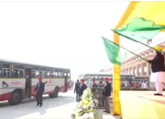 ਗੁਰਦਾਸਪੁਰ ‘ਚ CM ਮਾਨ ਤੇ ਕੇਜਰੀਵਾਲ ਨੇ ਨਵੇਂ ਬੱਸ ਸਟੈਂਡ ਤੋਂ ਬੱਸਾਂ ਕੀਤੀਆਂ ਰਵਾਨਾ