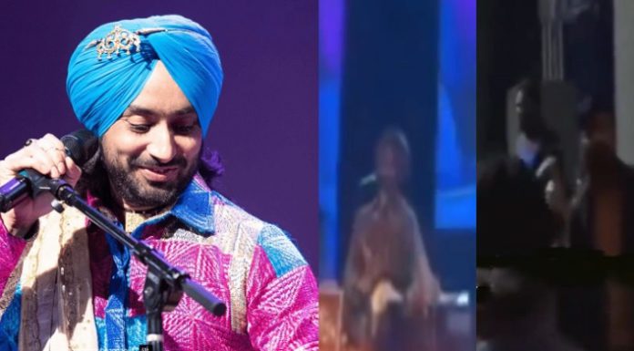 ਪੁਲਿਸ ਨੇ ਬੰਦ ਕਰਵਾਇਆ ਸਤਿੰਦਰ ਸਰਤਾਜ ਦਾ ਸ਼ੋਅ, ਲੋਕਾਂ ਨੇ ਪੁਲਿਸ ਖਿਲਾਫ ਕੀਤੀ ਨਾਅਰੇਬਾਜ਼ੀ