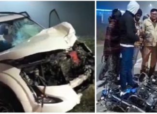 ਨਵਾਂਸ਼ਹਿਰ ‘ਚ ਕਾਰ ਨੇ ਮੋਟਰਸਾਈਕਲ ਸਵਾਰਾਂ ਨੂੰ ਮਾਰੀ ਟੱ.ਕਰ, 2 ਮਜ਼ਦੂਰਾਂ ਦੀ ਦ.ਰਦਨਾਕ ਮੌ.ਤ