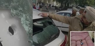 ਜਲੰਧਰ ‘ਚ ਦਿਨ-ਦਿਹਾੜੇ ਵੱਡੀ ਵਾਰਦਾਤ : ਇਮੀਗ੍ਰੇਸ਼ਨ ਦਾ ਕੰਮ ਕਰਨ ਵਾਲੇ ਸ਼ਖ਼ਸ ਦੀ ਕਾਰ ‘ਤੇ ਫਾਇਰਿੰਗ