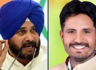 ਸਿੱਧੂ ਦਾ ਰਾਜਾ ਵੜਿੰਗ ‘ਤੇ ਤੰਜ, ਬੋਲੇ-ਨਾ ਮੈਂ ਗਿਰਾ ਨਾ ਮੇਰੀ ਉਮੀਦੋਂ ਕਾ ਕੋਈ ਮਿਨਾਰ ਗਿਰਾ, ਮੁਝੇ ਗਿਰਾਨੇ ਕੀ ਕੋਸ਼ਿਸ਼ ਕਰ ਹਰ ਸ਼ਖ਼ਸ ਬਾਰ-ਬਾਰ ਗਿਰਾ