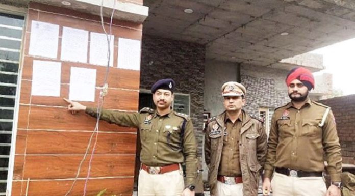 ਬਠਿੰਡਾ ਪੁਲਿਸ ਦਾ ਵੱਡਾ ਐਕਸ਼ਨ : ਨਸ਼ਾ ਤਸਕਰਾਂ ਦੀ 30 ਲੱਖ ਦੀ ਜਾਇਦਾਦ ਕੀਤੀ ਫਰੀਜ਼, ਲਗਾਇਆ ਨੋਟਿਸ