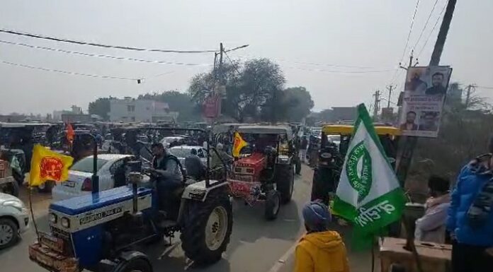 ਮੁਕਤਸਰ ਸਾਹਿਬ ‘ਚ ਵੱਖ-ਵੱਖ ਕਿਸਾਨ ਜਥੇਬੰਦੀਆਂ ਨੇ ਮੰਗਾਂ ਨੂੰ ਲੈ ਕੇ ਕੱਢਿਆ ਟਰੈਕਟਰ ਮਾਰਚ