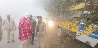 ਮੁਕਤਸਰ : ਪੁਲਿਸ ਮੁਲਾਜ਼ਮਾਂ ਨਾਲ ਭਰੀ ਬੱਸ ਦੀ ਟਰੱਕ ਨਾਲ ਟੱਕਰ, 11 ਜ਼ਖ਼ਮੀ; 3 ਗੰਭੀਰ