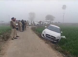 ਤਰਨਤਾਰਨ ‘ਚ ਸਵਿਫਟ ਕਾਰ ਸਵਾਰ ਤੇ ਪੁਲਿਸ ਵਿਚਾਲੇ ਮੁਕਾਬਲਾ, ਕਈ ਰੌਂਦ ਹੋਏ ਫਾਇਰ, ਗੱਡੀ ਛੱਡ ਕੇ ਭੱਜਾ ਬਦਮਾਸ਼