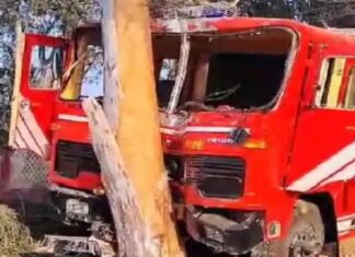 ਫਿਰੋਜ਼ਪੁਰ : ਅੱਗ ਬੁਝਾਉਣ ਜਾ ਰਹੀ ਫਾ.ਇਰ ਬ੍ਰਿਗੇਡ ਦੀ ਗੱ.ਡੀ ਹਾਦਸੇ ਦਾ ਸ਼ਿ.ਕਾਰ, 3 ਮੁਲਾਜ਼ਮ ਜ਼ਖ਼ਮੀ