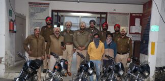 ਜਲੰਧਰ ਪੁਲਿਸ ਨੇ ਚੋਰੀ ਹੋਏ 5 ਮੋਟਰਸਾਈਕਲ ਕੀਤੇ ਬਰਾਮਦ, ਵੇਖੋ ਇਨ੍ਹਾਂ ‘ਚ ਕੋਈ ਤੁਹਾਡਾ ਤਾਂ ਨਹੀਂ