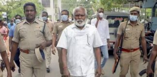 ਸਾਬਕਾ PM ਰਾਜੀਵ ਗਾਂਧੀ ਹੱ.ਤਿਆ ਮਾਮਲੇ ਦੇ ਦੋਸ਼ੀ ਸੰਥਨ ਦੀ ਮੌ.ਤ, ਪਿਆ ਦਿਲ ਦਾ ਦੌਰਾ