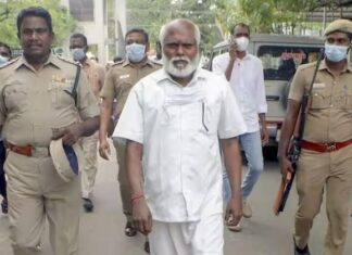 ਸਾਬਕਾ PM ਰਾਜੀਵ ਗਾਂਧੀ ਹੱ.ਤਿਆ ਮਾਮਲੇ ਦੇ ਦੋਸ਼ੀ ਸੰਥਨ ਦੀ ਮੌ.ਤ, ਪਿਆ ਦਿਲ ਦਾ ਦੌਰਾ