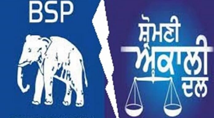 ਵੱਡੀ ਖਬਰ : ਪੰਜਾਬ ‘ਚ ਬਸਪਾ ਨੇ ਸ਼੍ਰੋਮਣੀ ਅਕਾਲੀ ਦਲ ਨਾਲੋਂ ਤੋੜਿਆ ਗਠਜੋੜ, ਜਾਣੋ ਕਿਸ ਵਜ੍ਹਾ ਕਾਰਨ ਲਿਆ ਫੈਸਲਾ