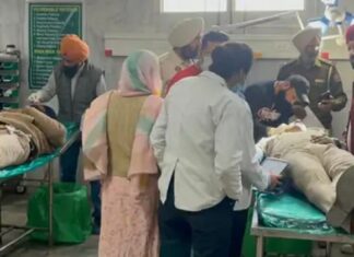 ਗੁਰਦਾਸਪੁਰ : ਕੇਂਦਰੀ ਜੇਲ ‘ਚ ਆਪਸ ‘ਚ ਲੜੇ ਕੈਦੀ, ਬਚਾਅ ‘ਚ 3 ਪੁਲਿਸ ਮੁਲਾਜ਼ਮ ਵੀ ਕੀਤੇ ਜ਼ਖਮੀ